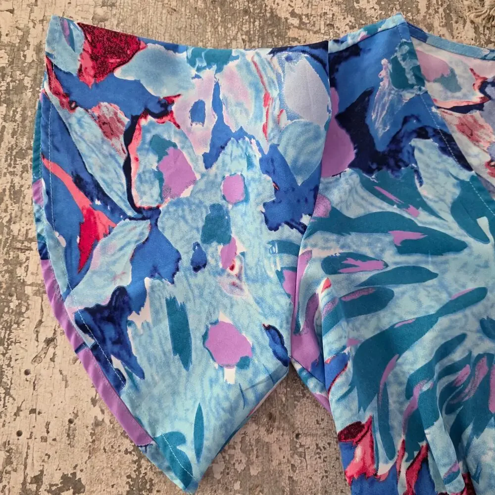 Umgee Colorful Floral Romper Size Small